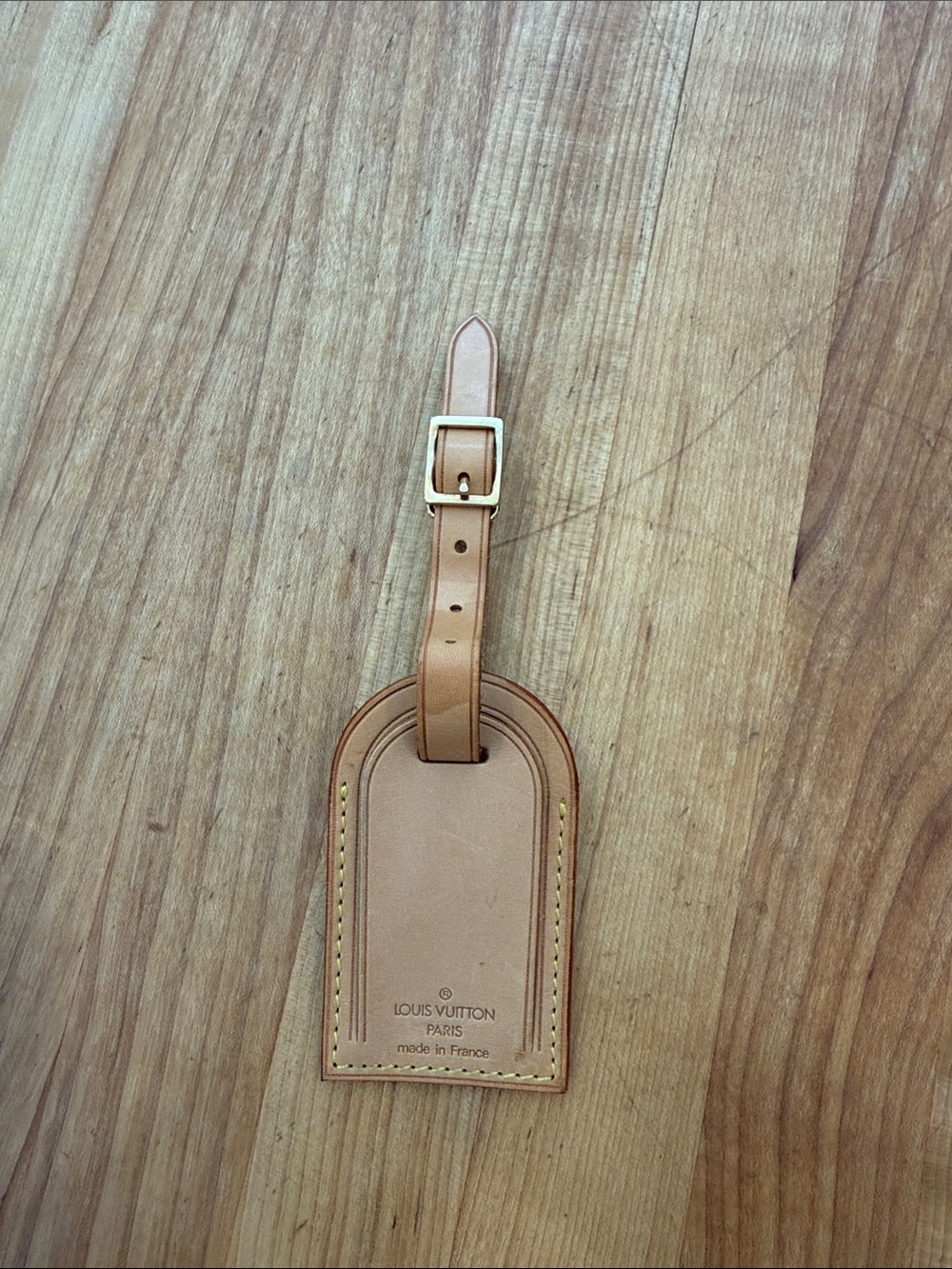 Louis Vuitton Leather Luggage Tag - Vachetta Leather